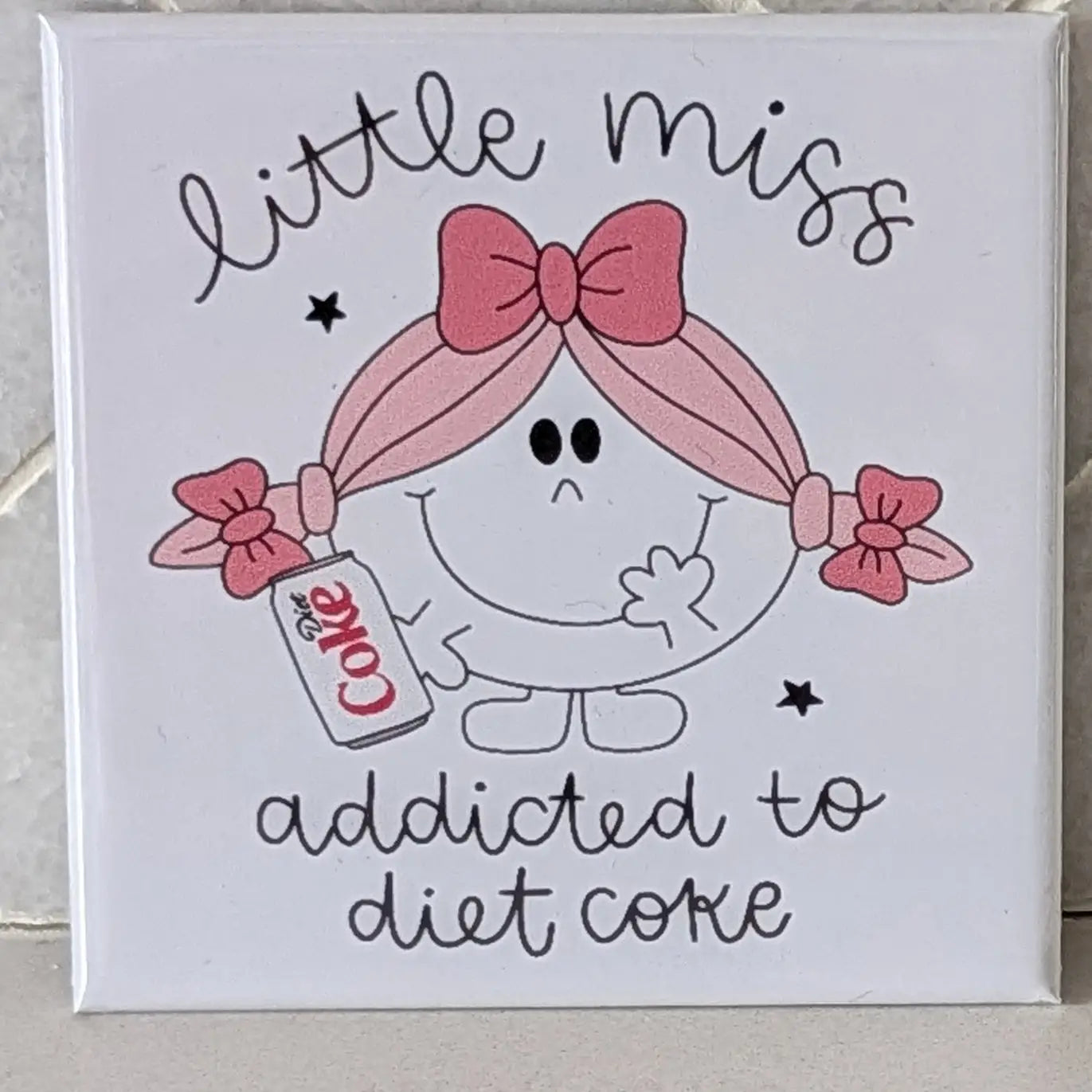 Miss Diet Soda Fridge Locker Magnet