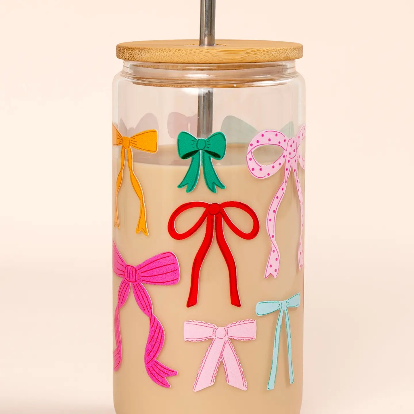 Bow Beer Can Glass