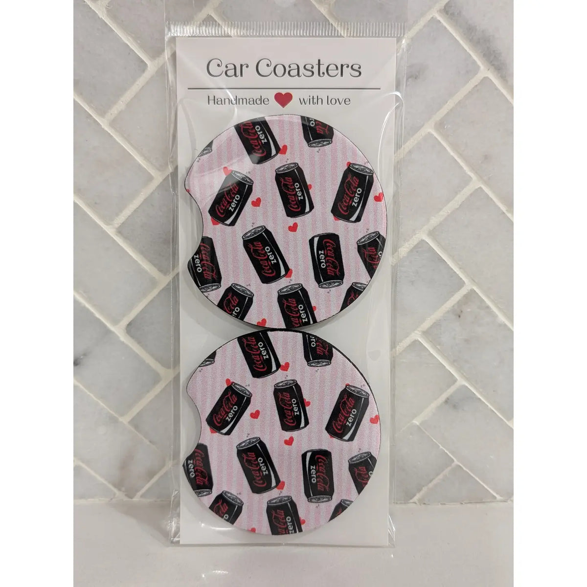 Zero C Soda Car Coasters