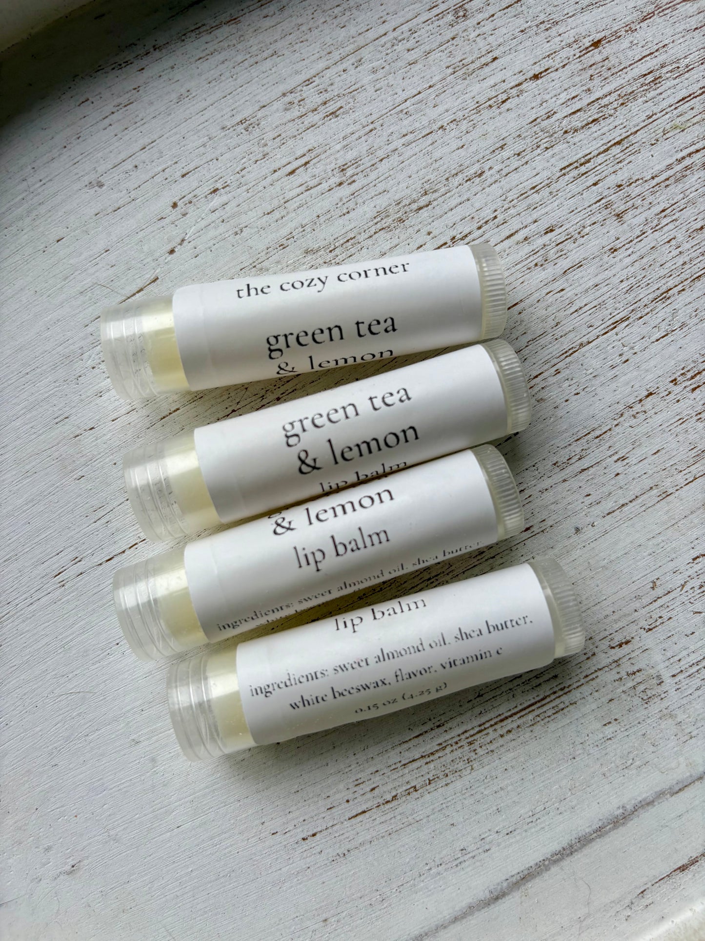 Green Tea & Lemon Lip Balm