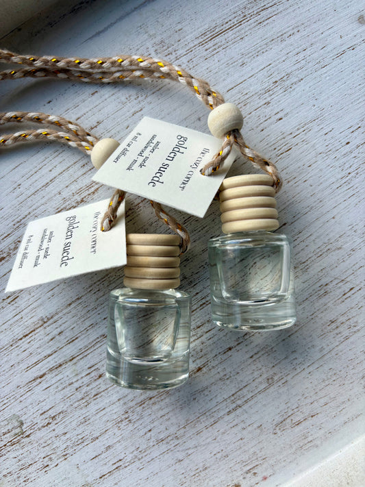 Golden Suede Car Diffuser