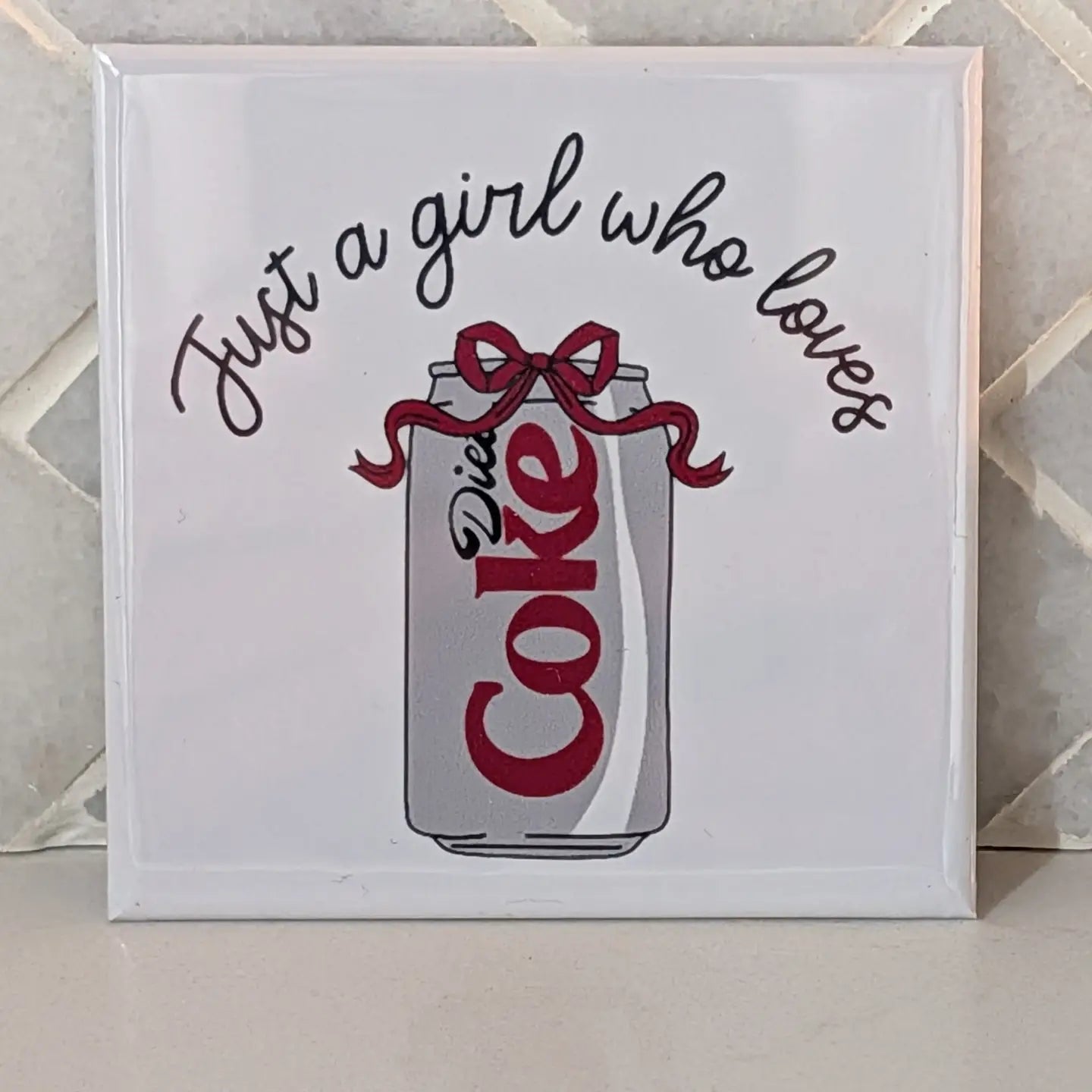 Loves Diet Soda Fridge Locker Magnet