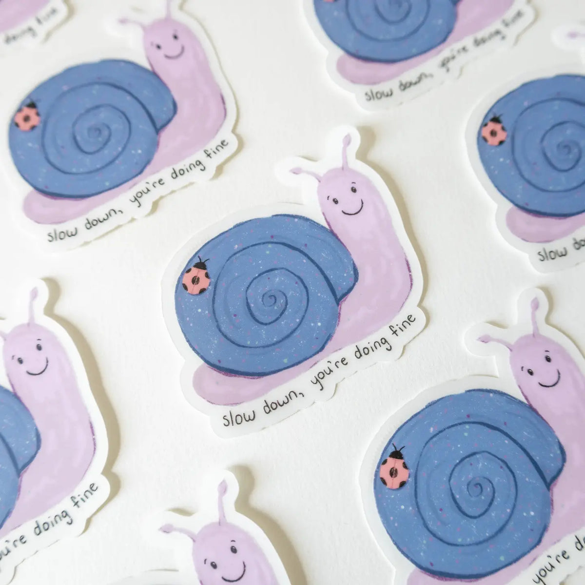 Snail Clear Sticker