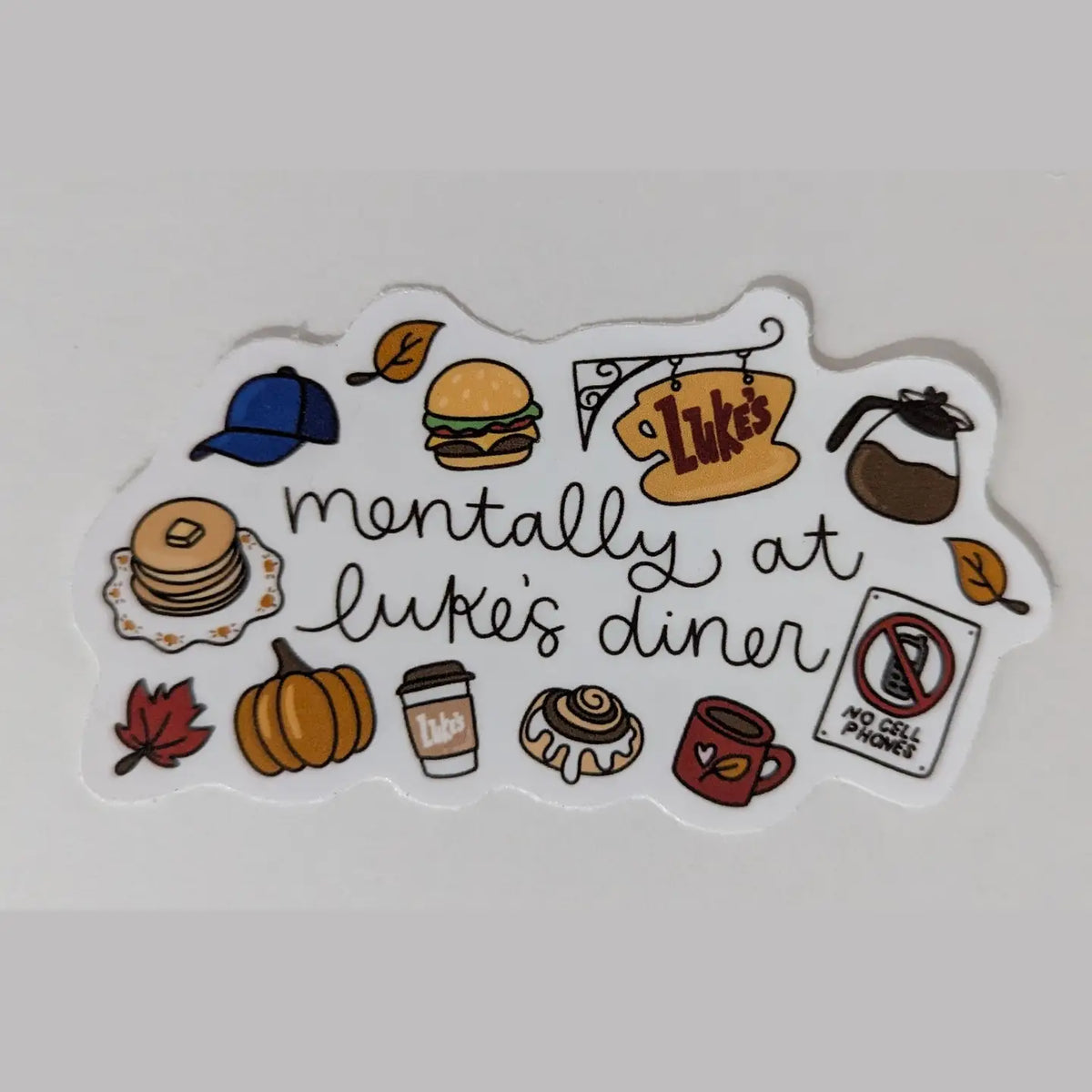 Gg Mentally At Lukes Sticker