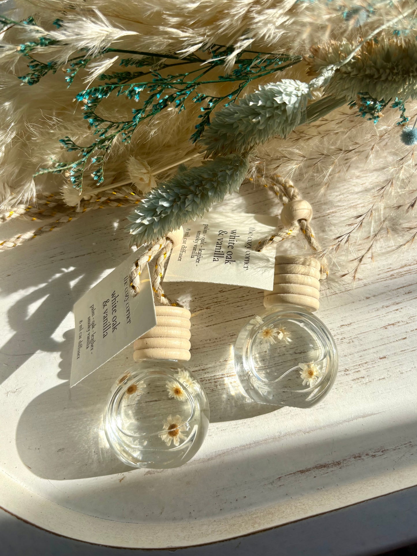 White Oak & Vanilla Car Diffuser