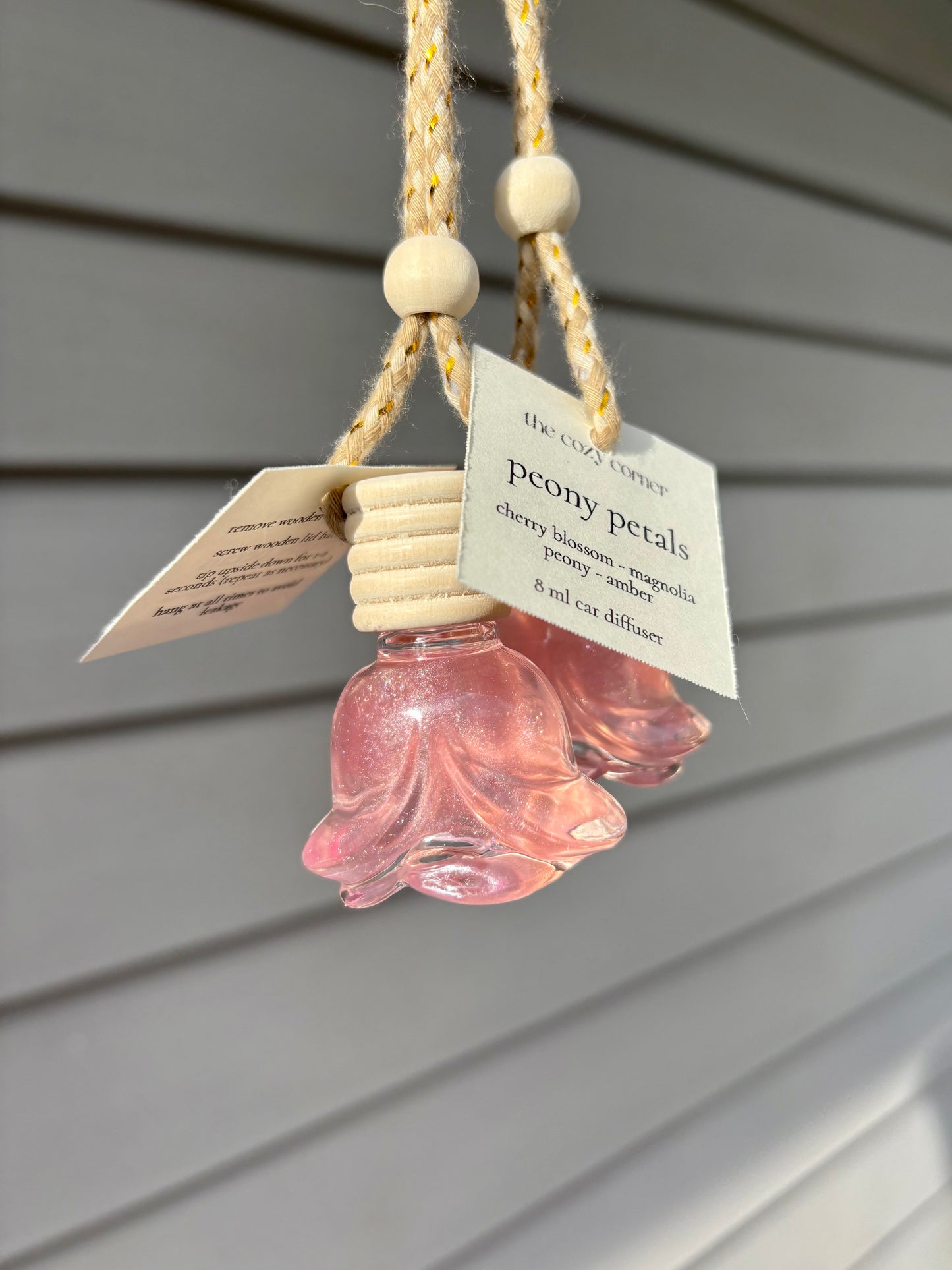 Peony Petals Car Diffuser
