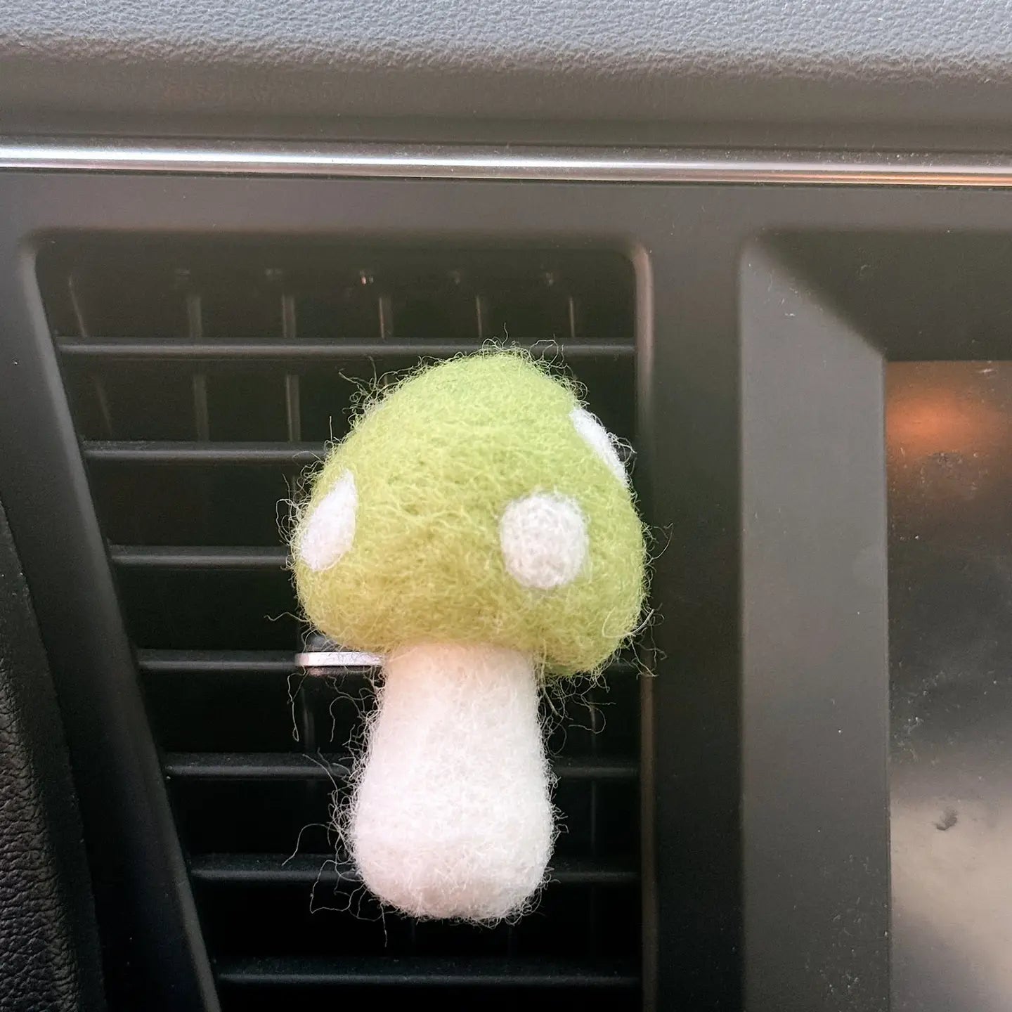 Felt Mushroom Car Vent Clip