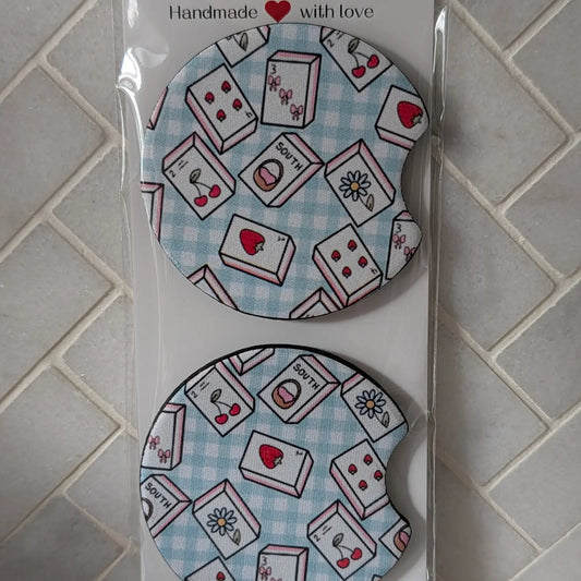 Mahjong Car Coasters