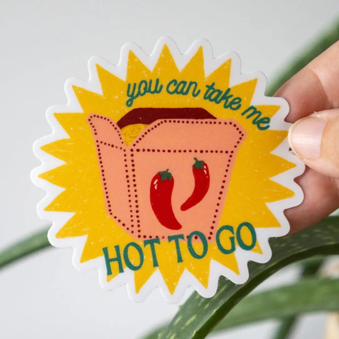 Hot To Go Sticker
