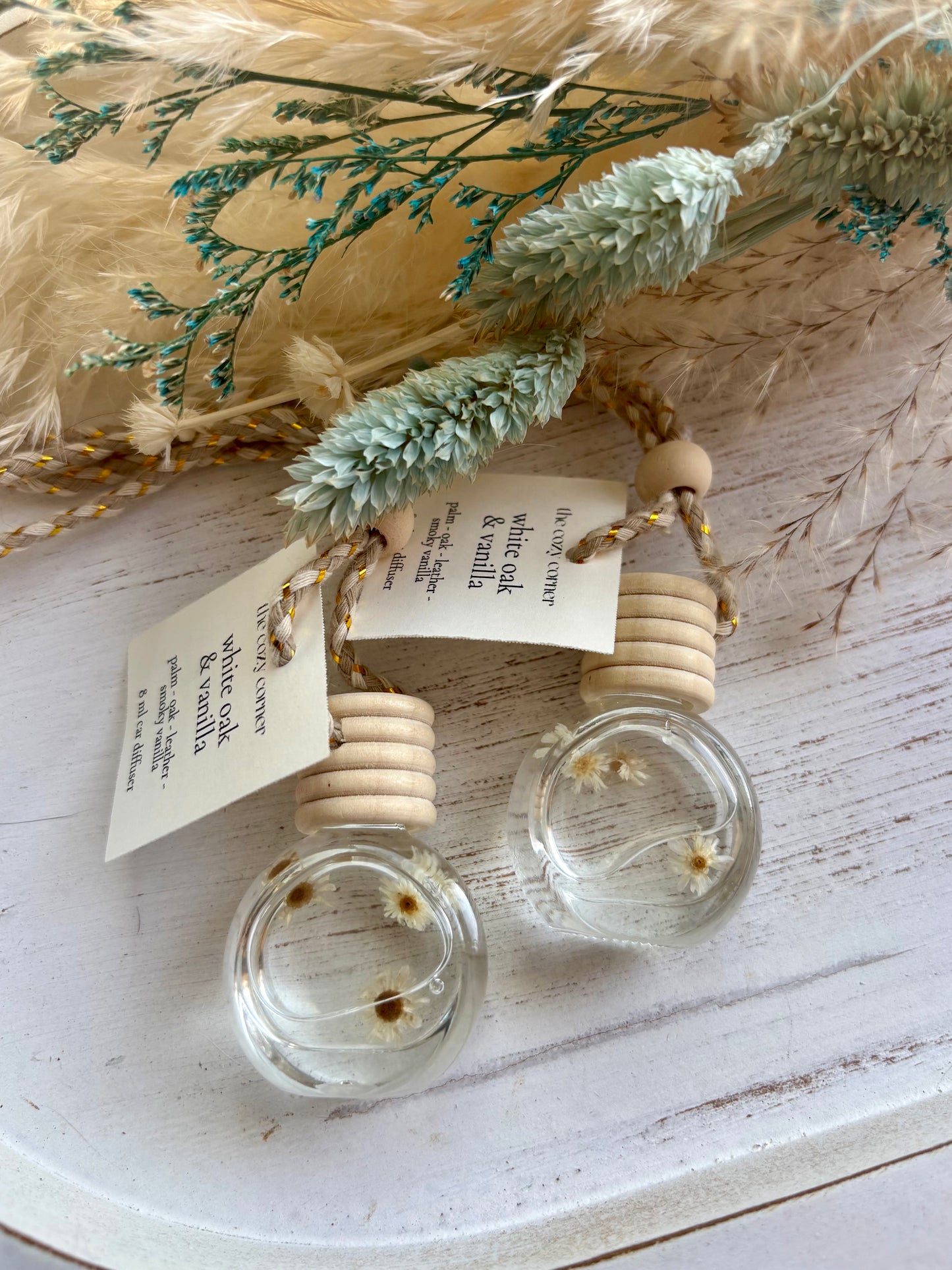 White Oak & Vanilla Car Diffuser