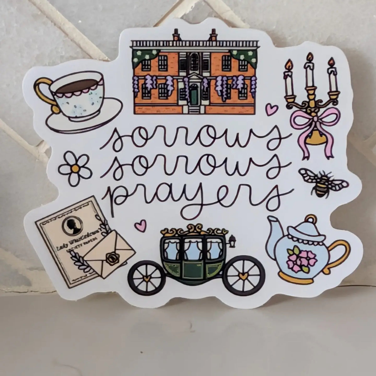 Gentle Reader Sorrows Sticker