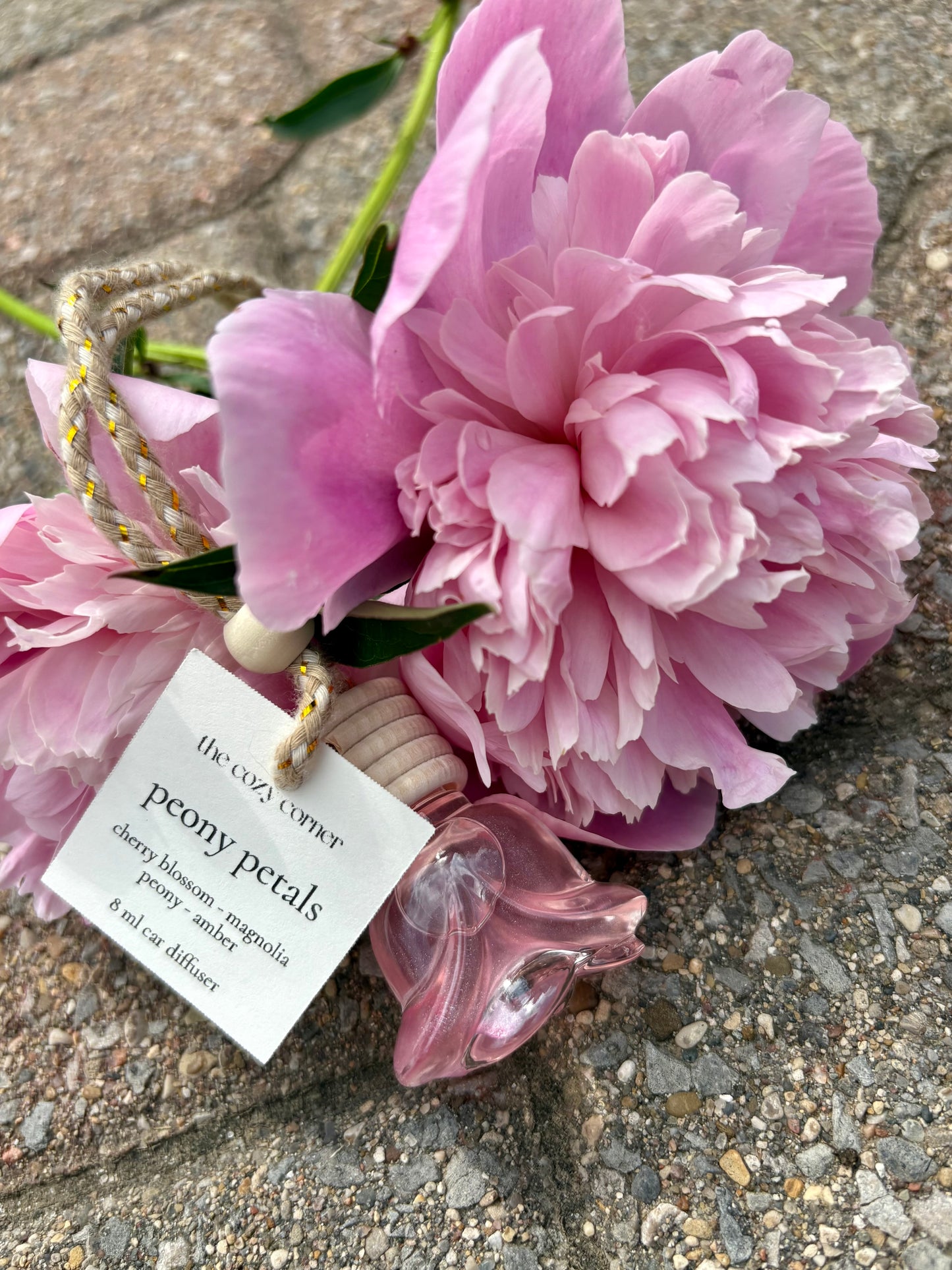 Peony Petals Car Diffuser
