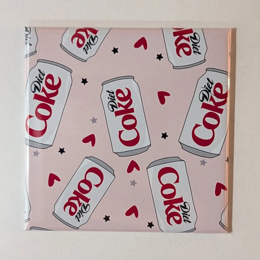 Diet Soda Fridge Locker Magnet