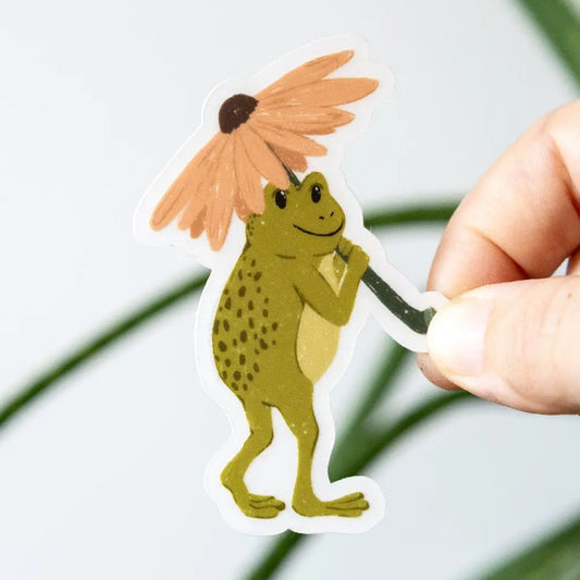 Frog Clear Sticker