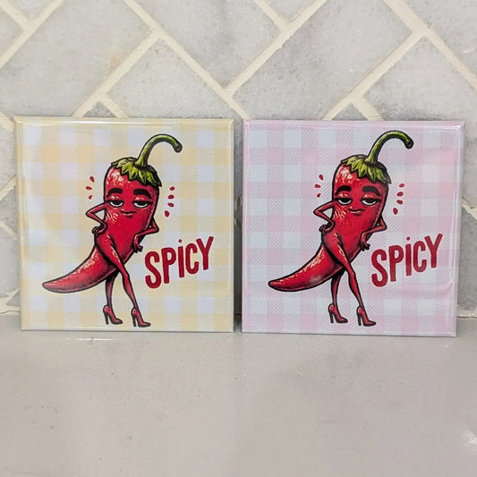 Spicy Pepper Fridge Locker Magnet