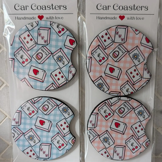 Mahjong Car Coasters