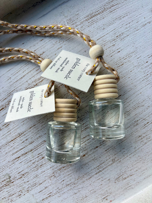 Golden Suede Car Diffuser