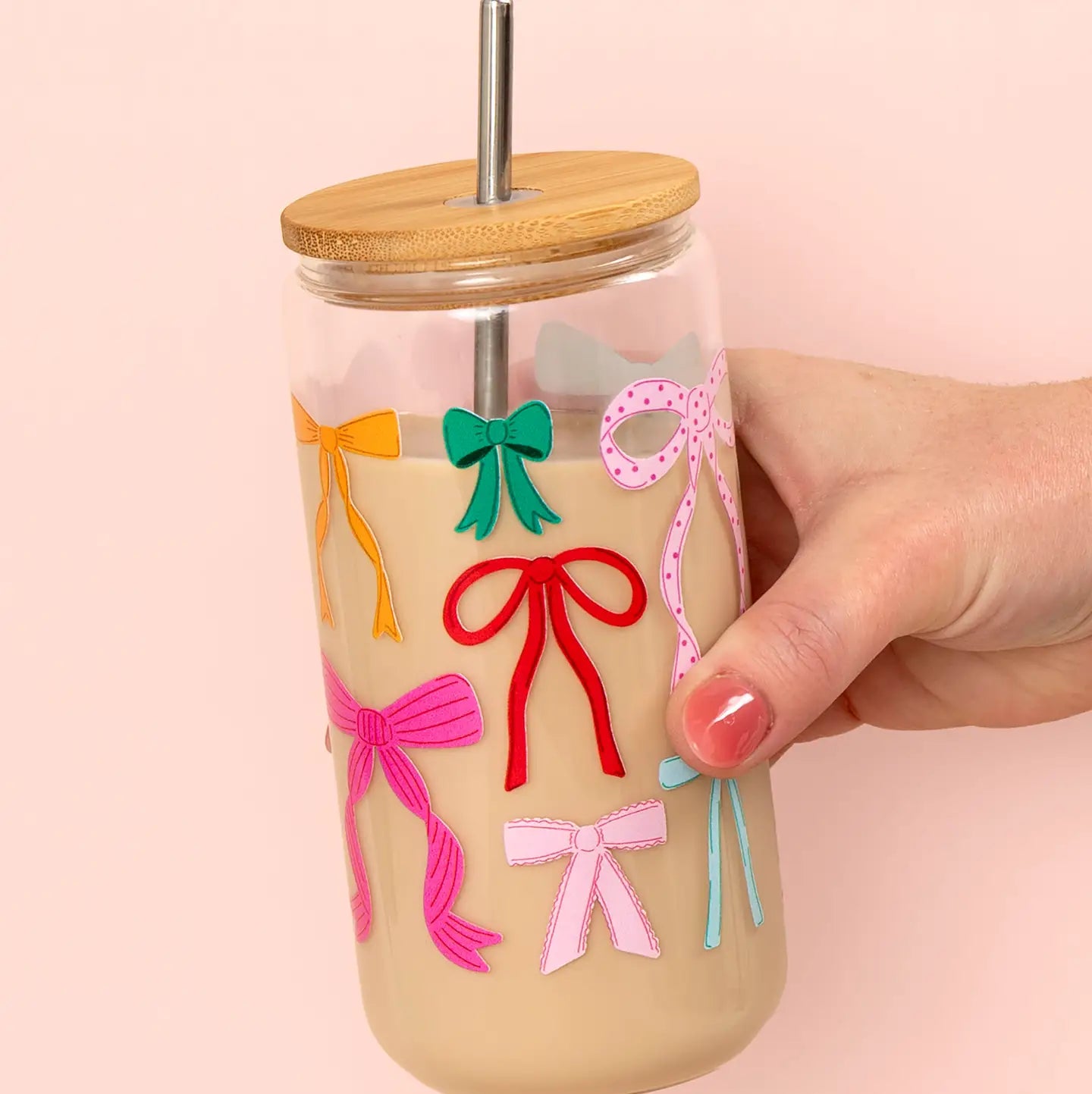 Bow Beer Can Glass