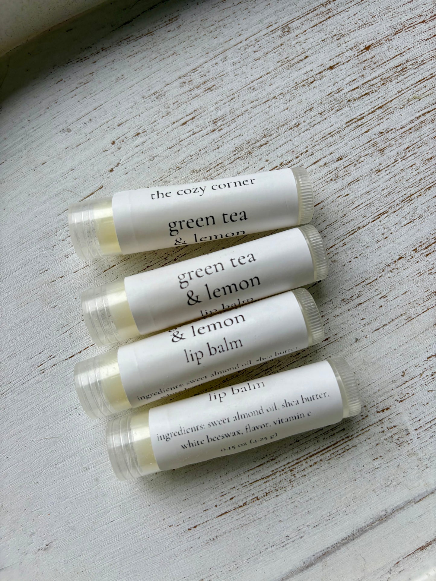Green Tea & Lemon Lip Balm