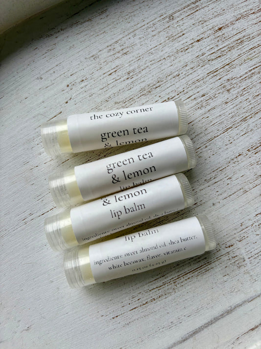 Green Tea & Lemon Lip Balm