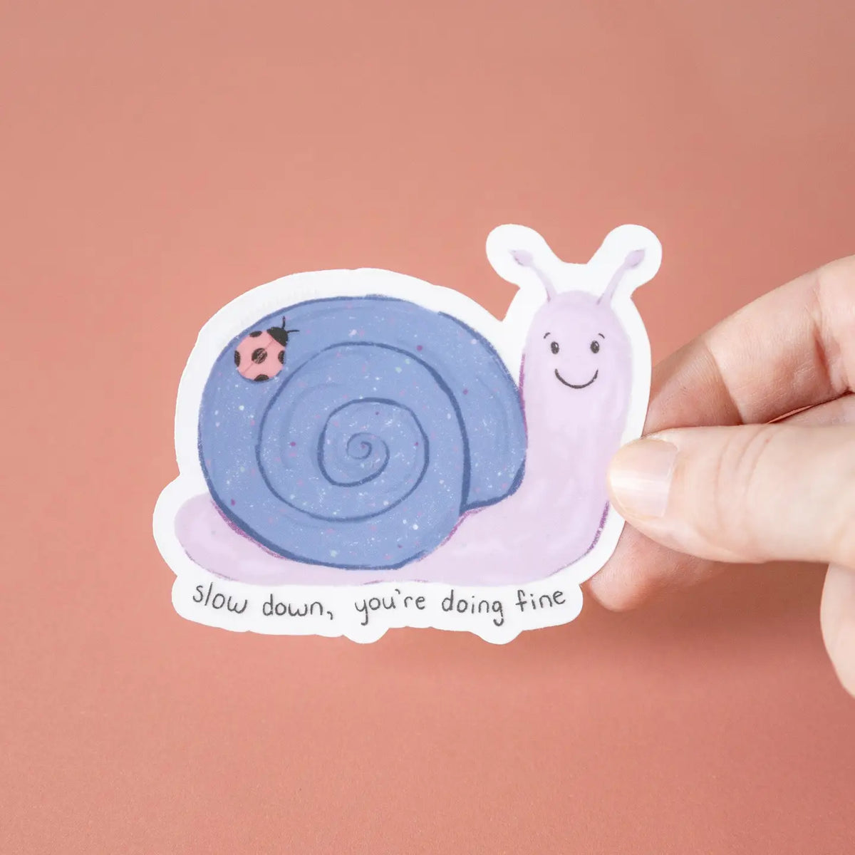 Snail Clear Sticker