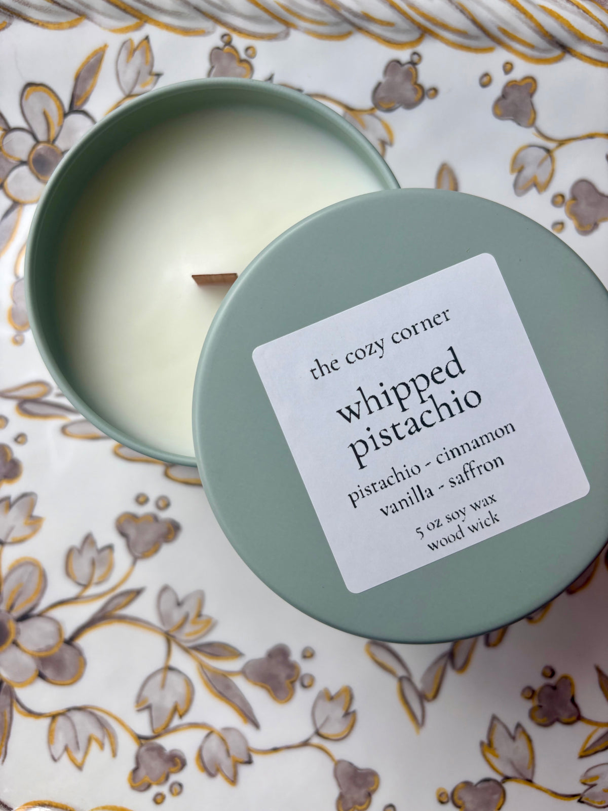 Whipped Pistachio Wood Wick Candle