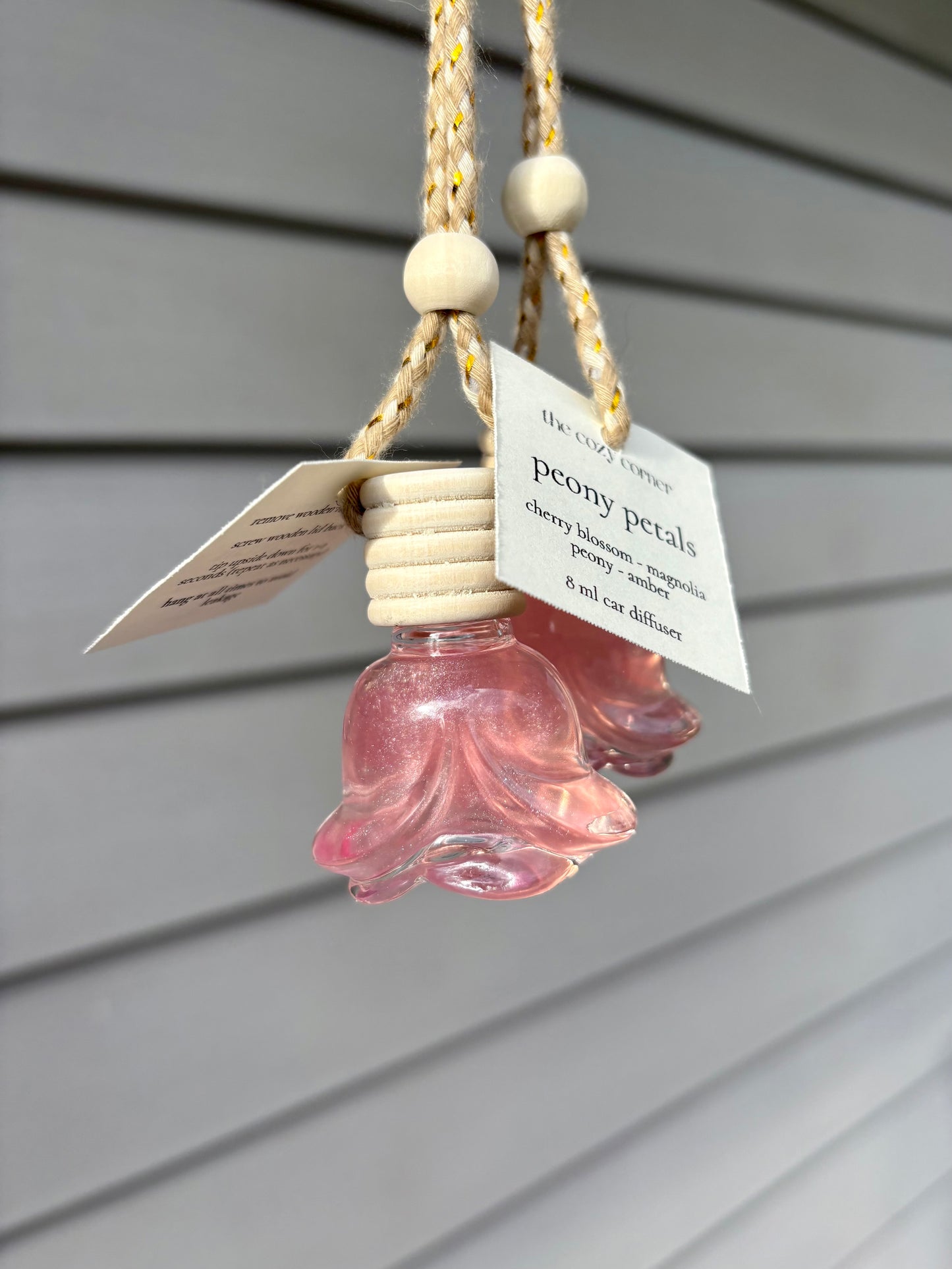 Peony Petals Car Diffuser