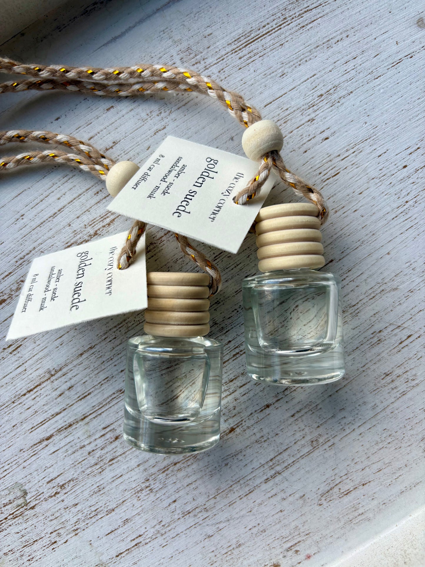 Golden Suede Car Diffuser
