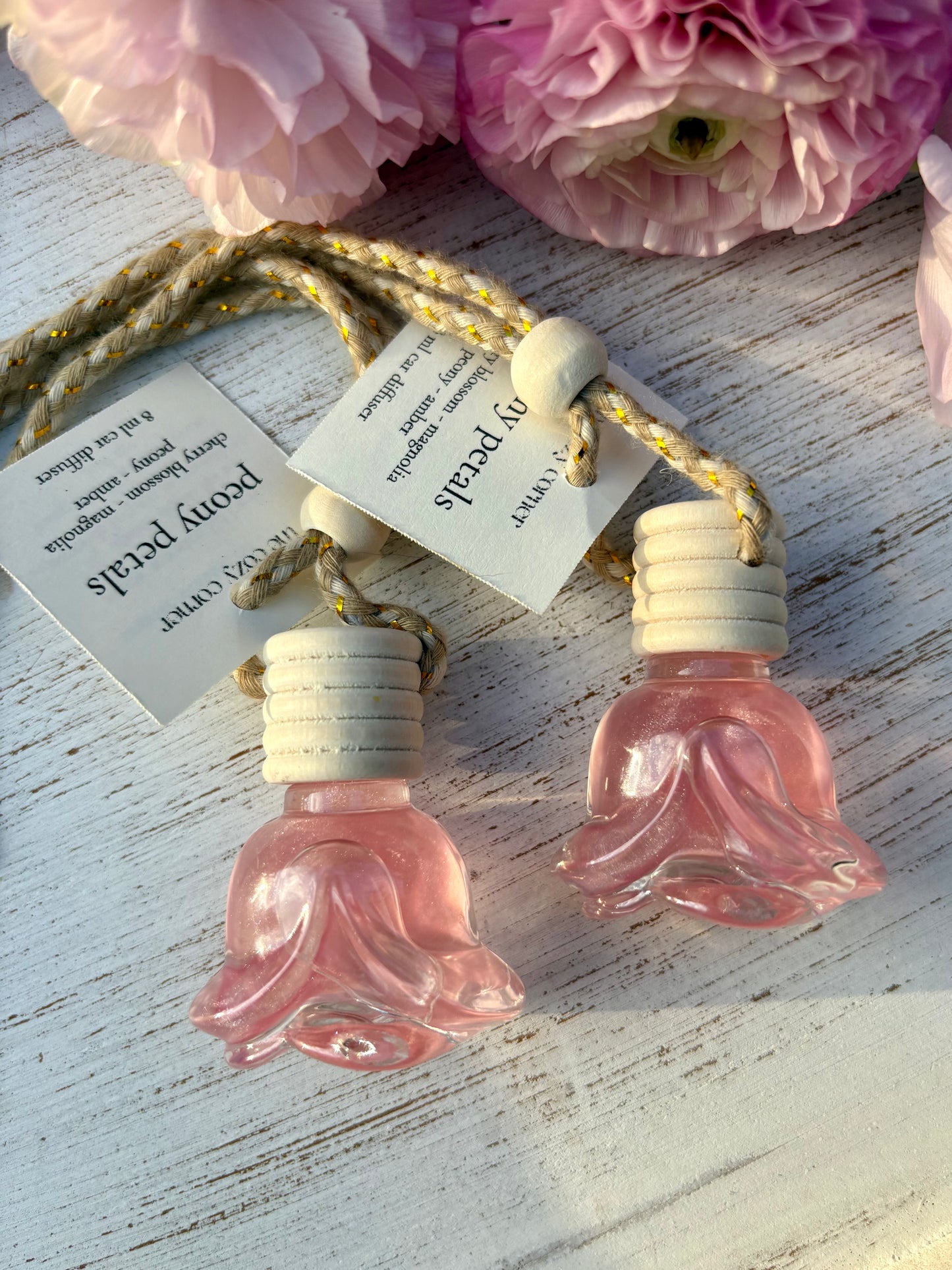 Peony Petals Car Diffuser