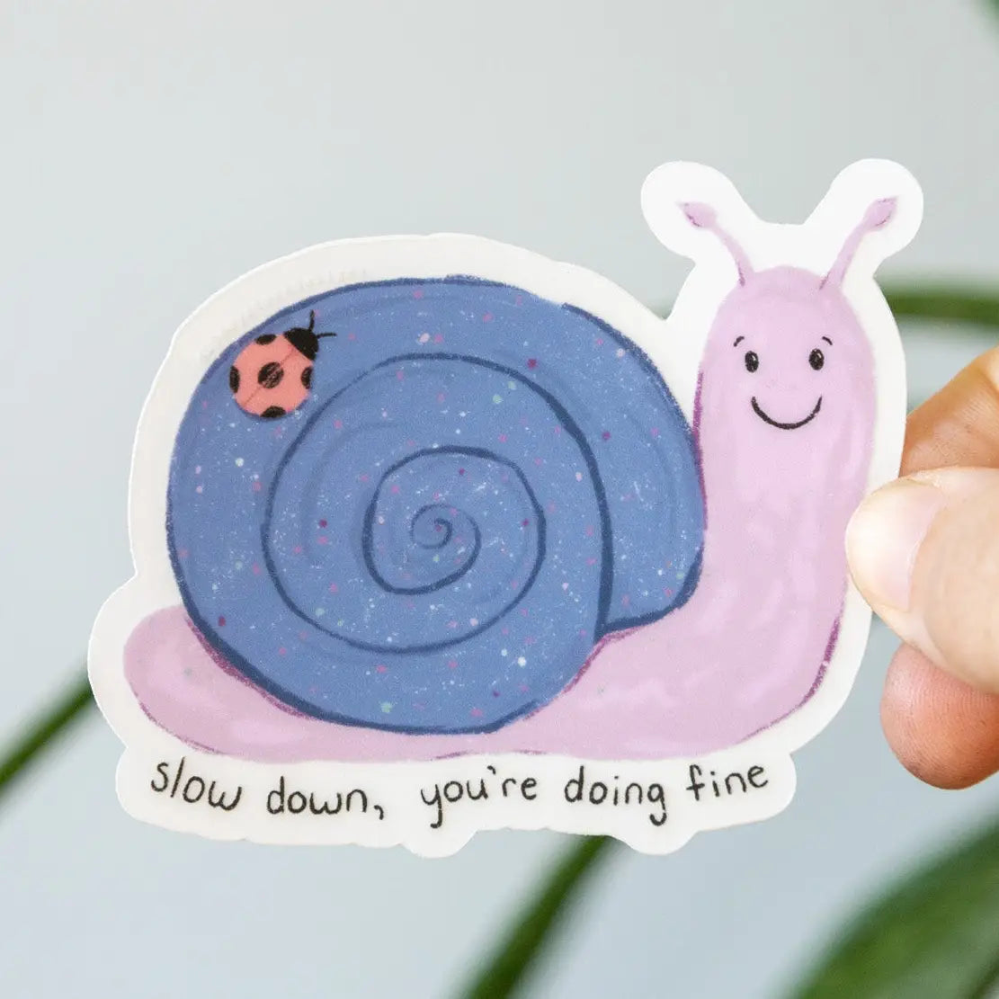 Snail Clear Sticker