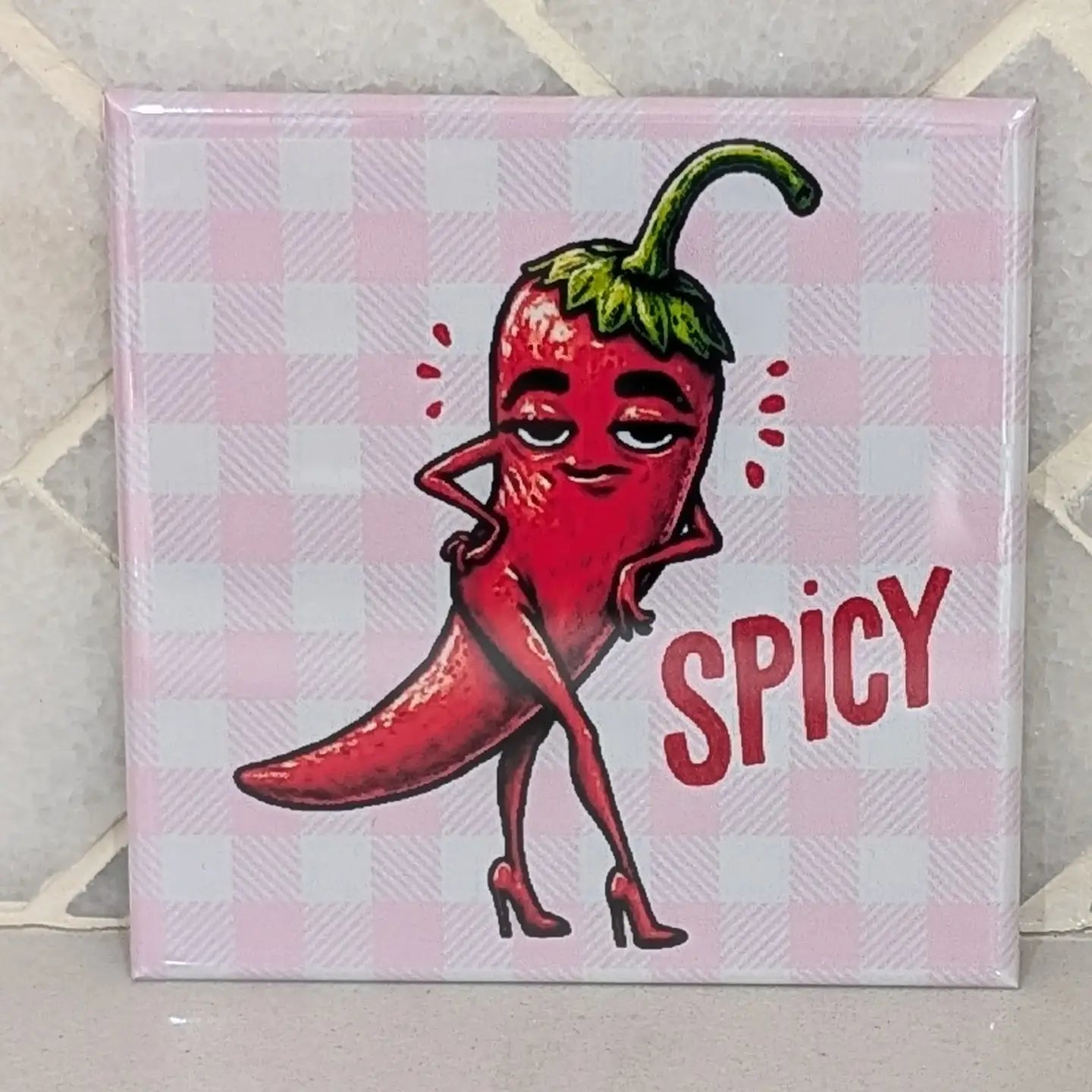 Spicy Pepper Fridge Locker Magnet