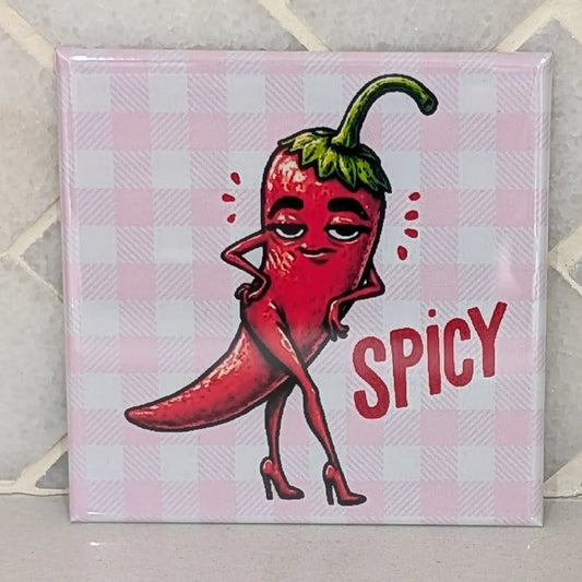 Spicy Pepper Fridge Locker Magnet