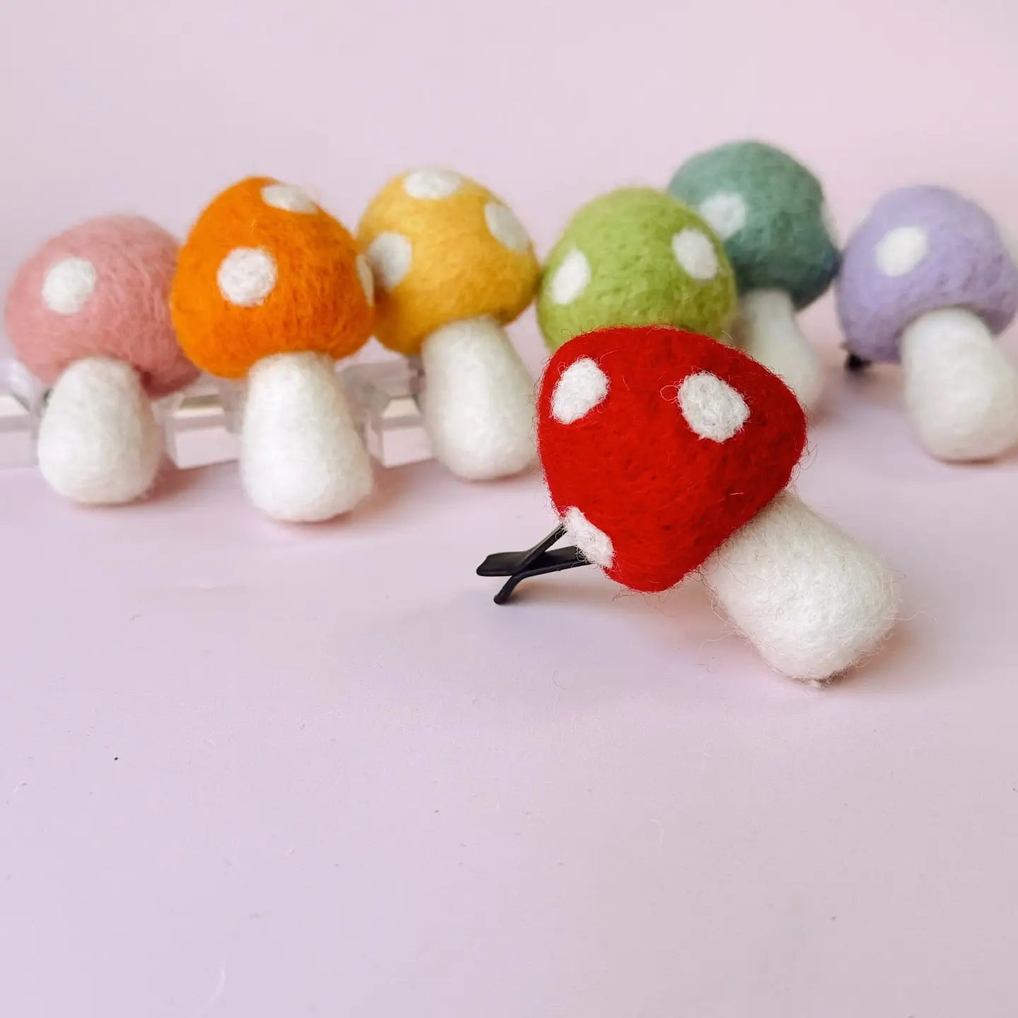 Felt Mushroom Car Vent Clip