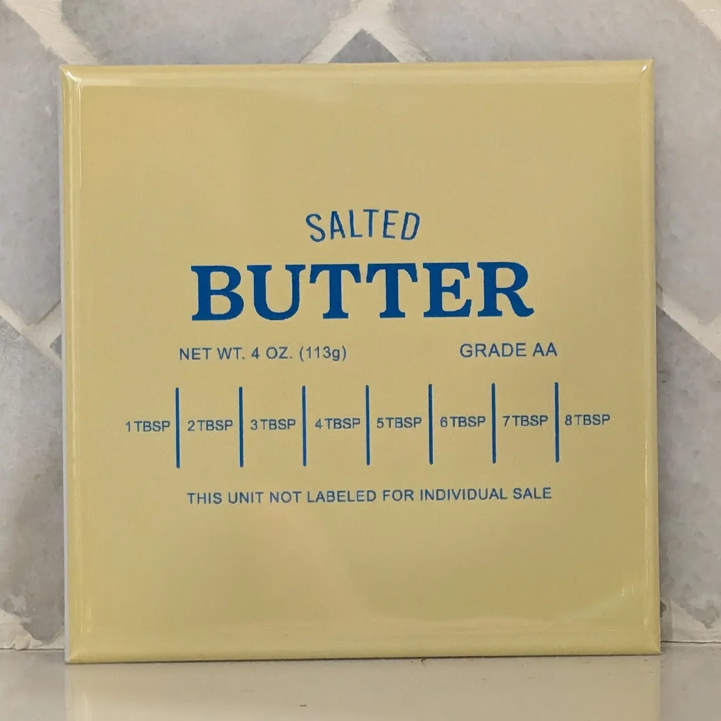 Butter Fridge Locker Magnet