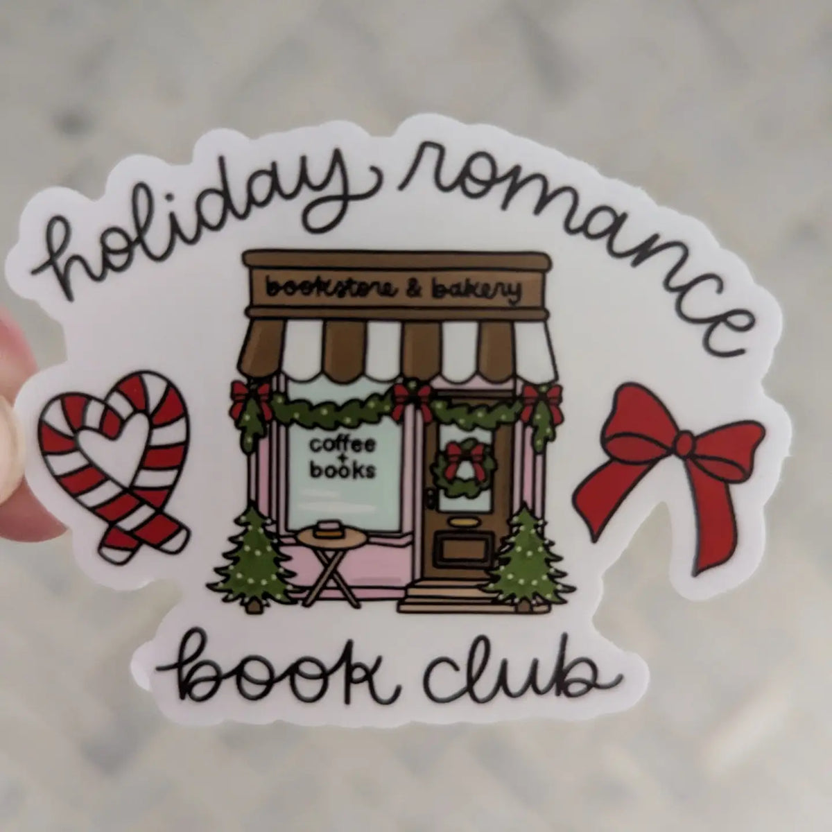 Holiday Romance Book Club Sticker
