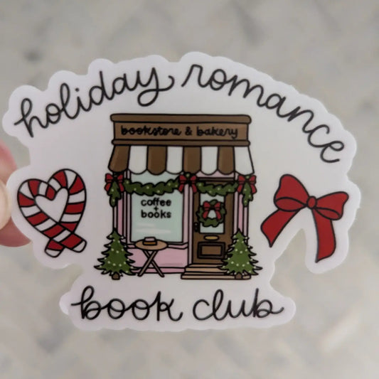 Holiday Romance Book Club Sticker