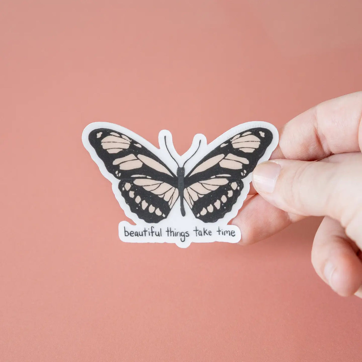 Butterfly Clear Sticker