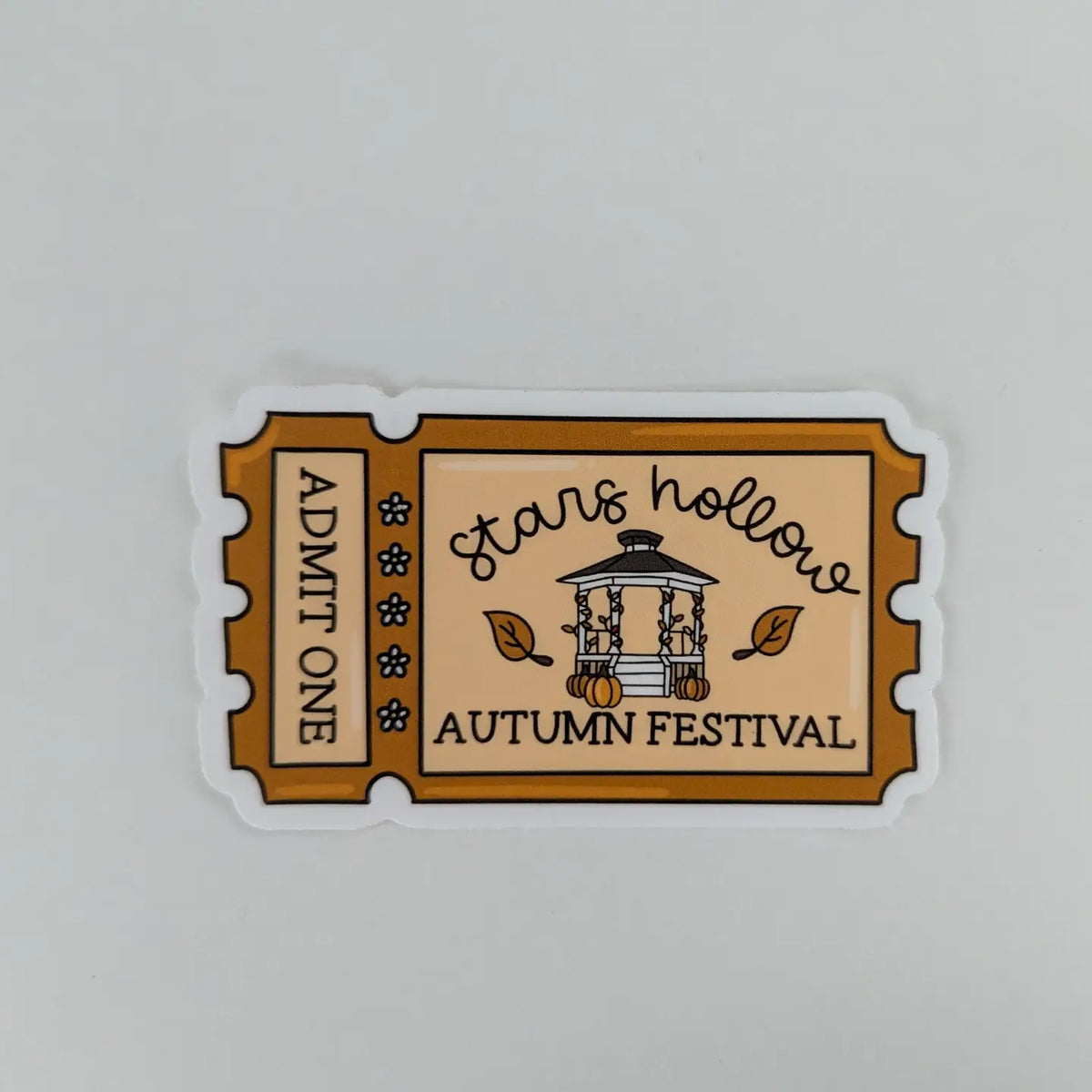 Autumn Festival Ticket Sticker