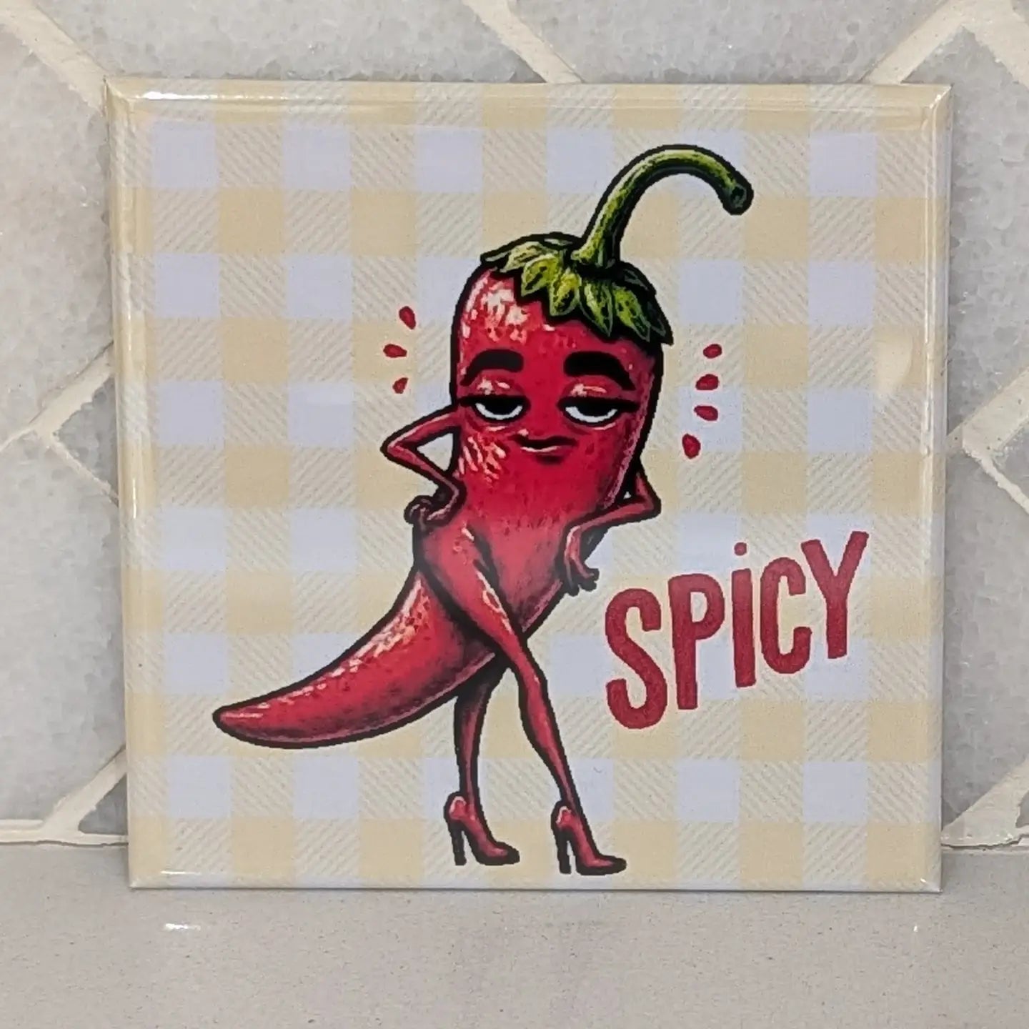 Spicy Pepper Fridge Locker Magnet