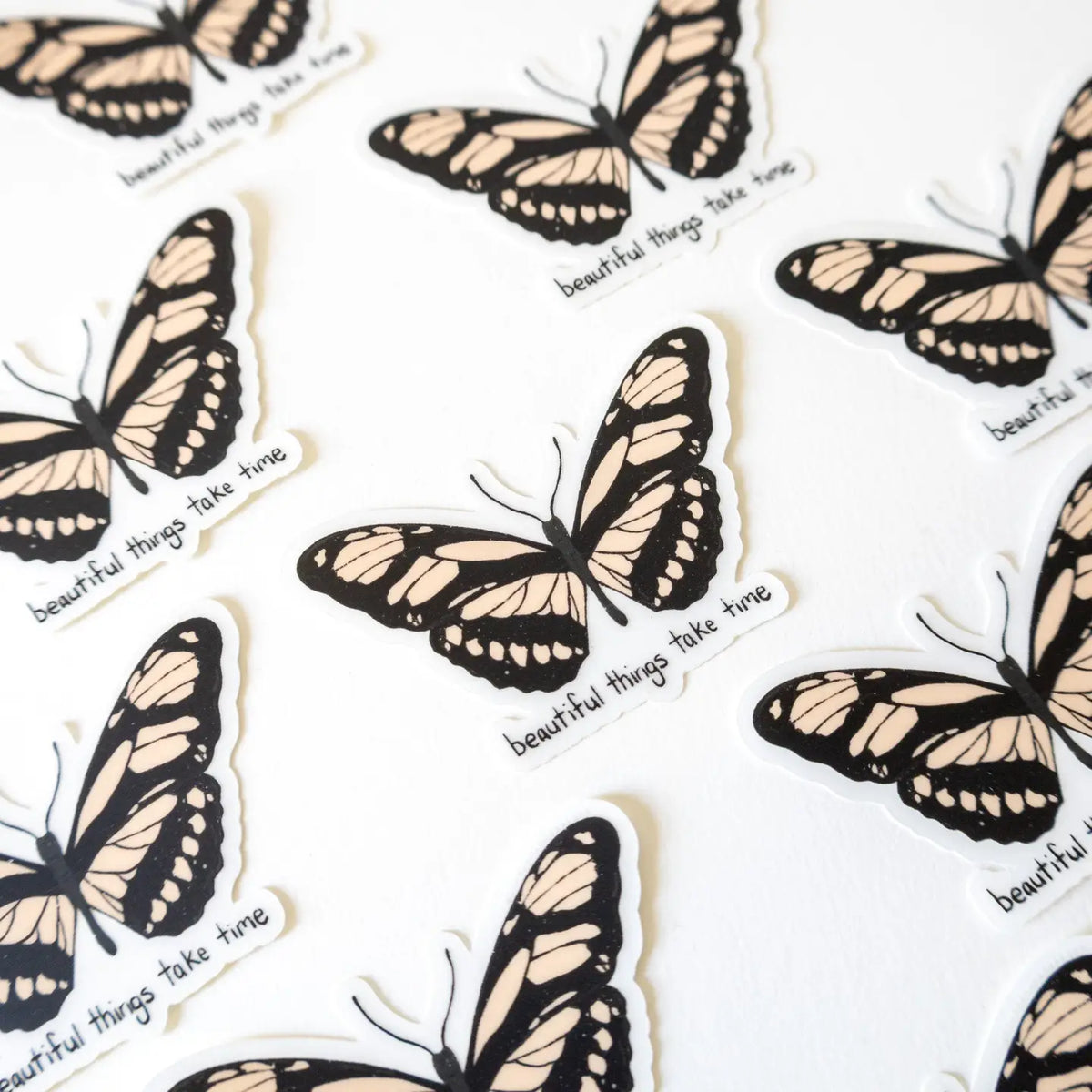 Butterfly Clear Sticker